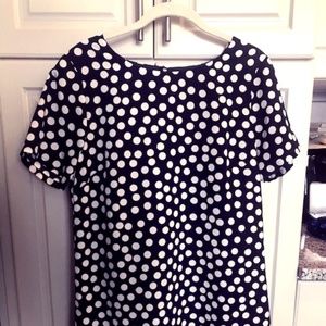 J.Crew Polka Dot Shift Dress